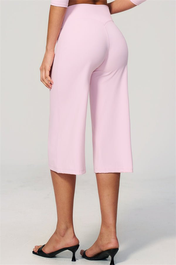 Half Sleeve Wide Leg Crop SetVOLTRA FIT