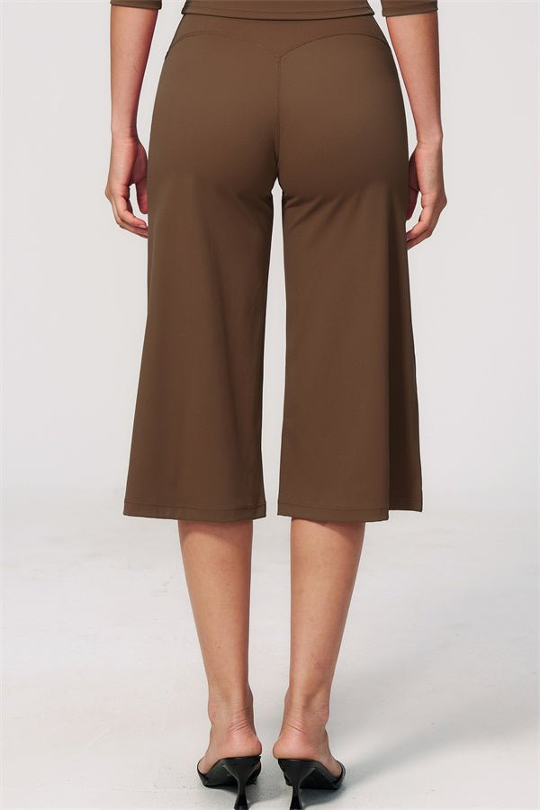 Half Sleeve Wide Leg Crop SetVOLTRA FIT