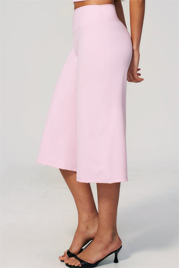 Half Sleeve Wide Leg Crop SetVOLTRA FIT