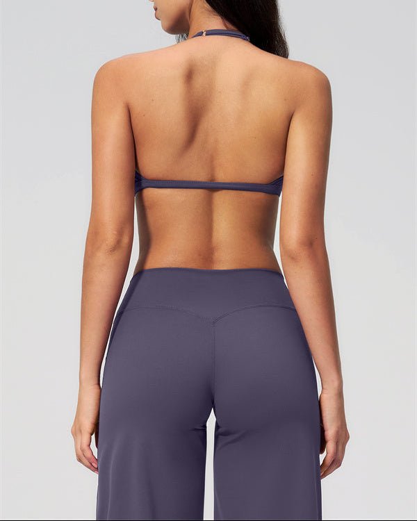 Halter Bra & Wide Leg Crop SetVOLTRA FIT