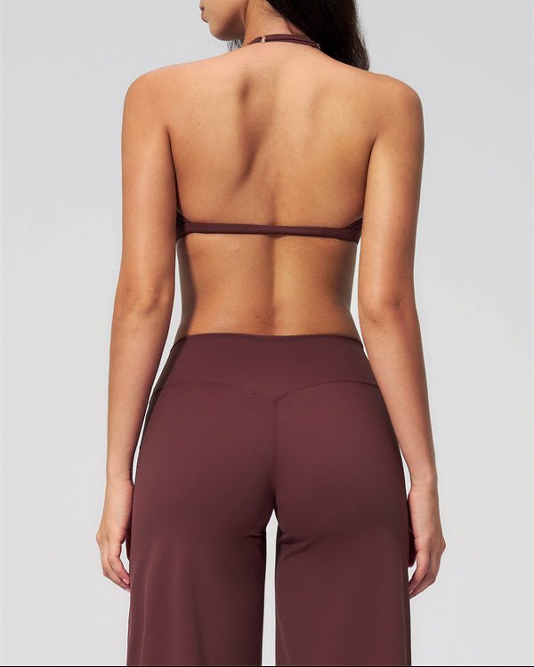 Halter Bra & Wide Leg Crop SetVOLTRA FIT