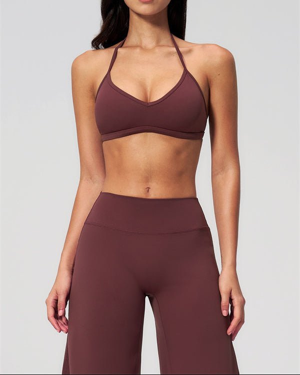 Halter Bra & Wide Leg Crop SetVOLTRA FIT
