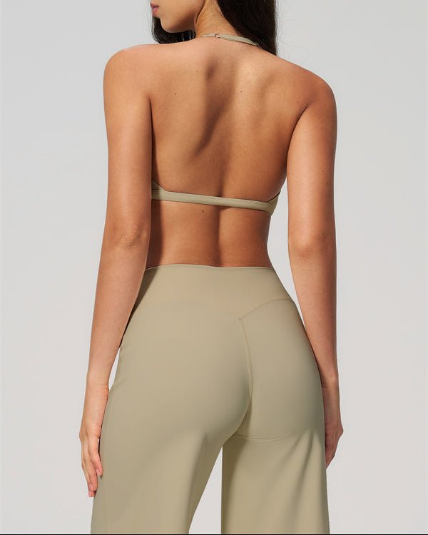 Halter Bra & Wide Leg Crop SetVOLTRA FIT