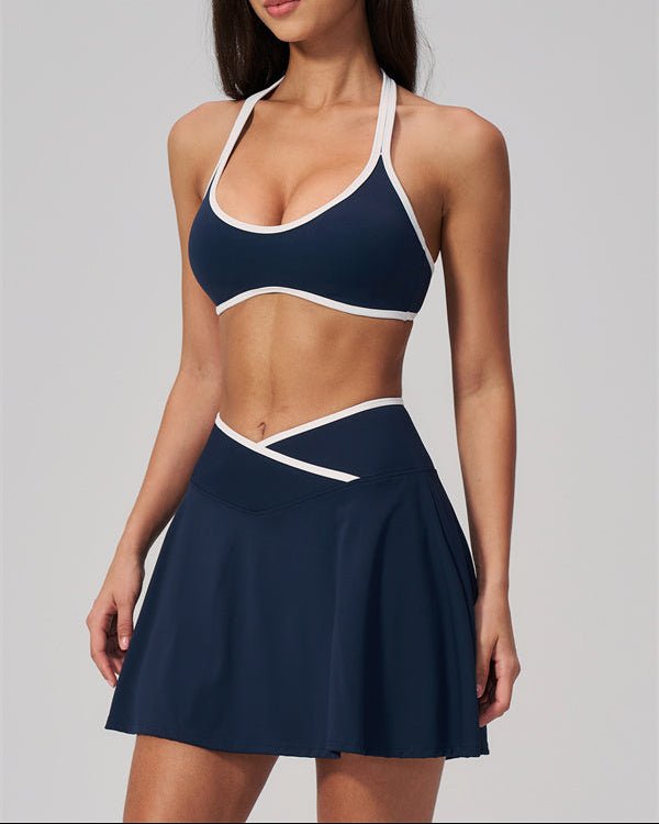 Halter Skort Activewear SetVOLTRA FIT