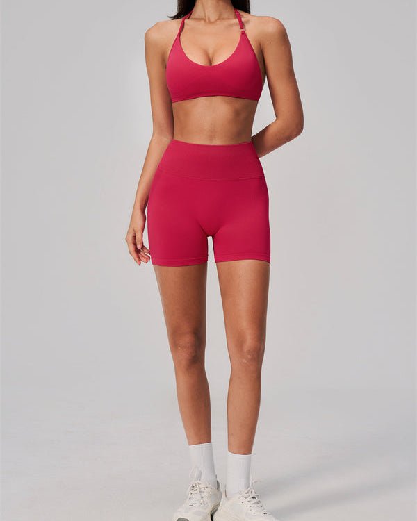 Halter Sports Bra & Shorts SetVOLTRA FIT