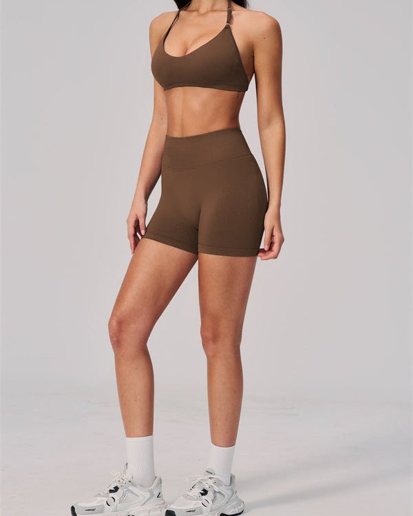 Halter Sports Bra & Shorts SetVOLTRA FIT