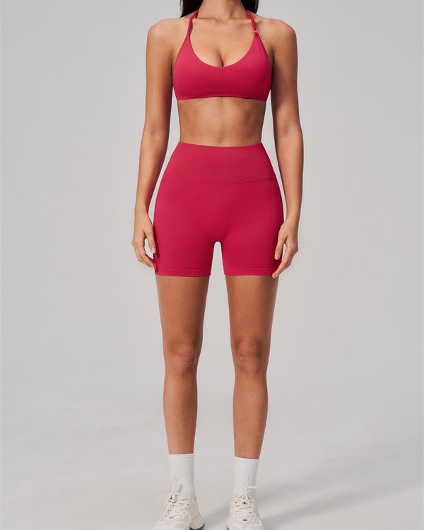 Halter Sports Bra & Shorts SetVOLTRA FIT