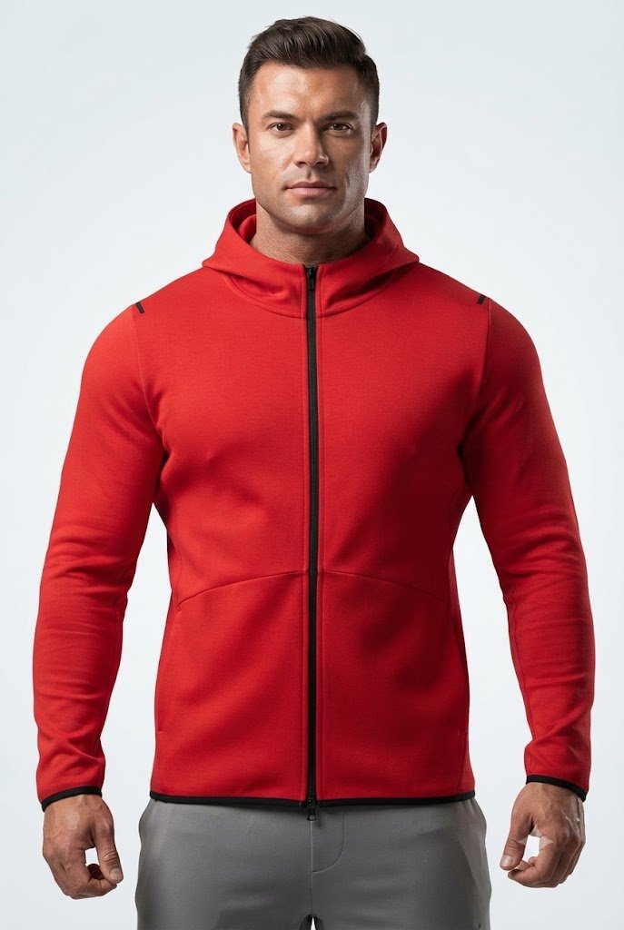 Heavyweight Performance Zip HoodieVarsity JacketVOLTRA FIT