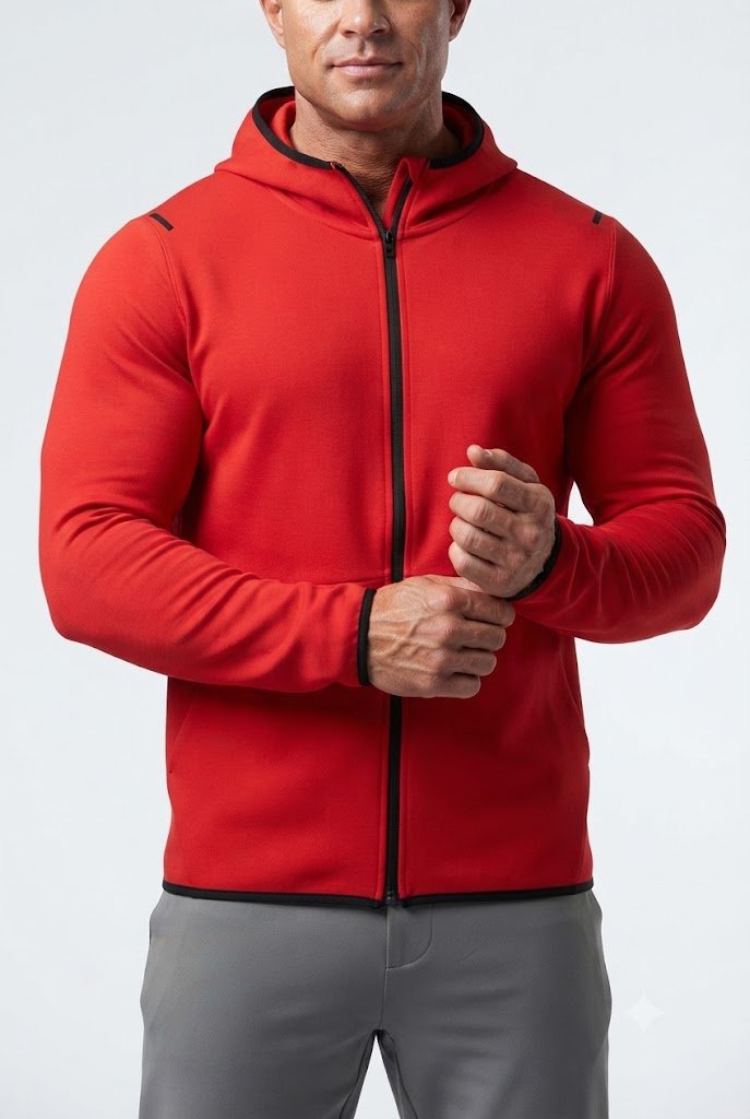Heavyweight Performance Zip HoodieVarsity JacketVOLTRA FIT