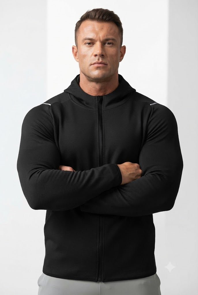 Heavyweight Performance Zip HoodieVarsity JacketVOLTRA FIT