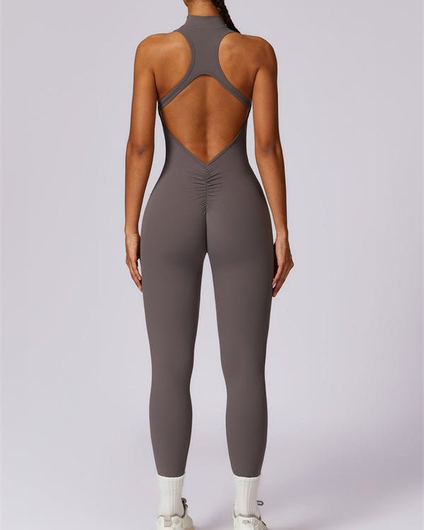 Hollow Back Scrunch Sculpt JumpsuitJumpsuits & RompersVOLTRA FIT
