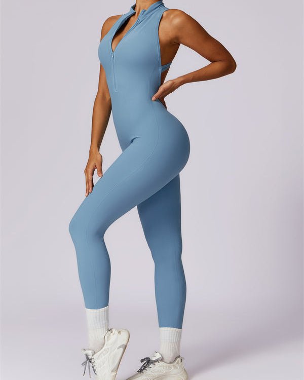 Hollow Back Scrunch Sculpt JumpsuitJumpsuits & RompersVOLTRA FIT