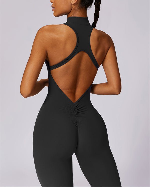 Hollow Back Scrunch Sculpt JumpsuitJumpsuits & RompersVOLTRA FIT