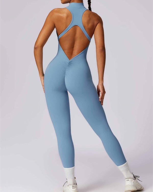 Hollow Back Scrunch Sculpt JumpsuitJumpsuits & RompersVOLTRA FIT