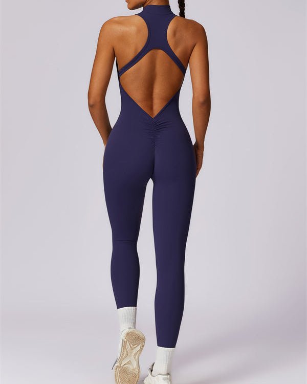 Hollow Back Scrunch Sculpt JumpsuitJumpsuits & RompersVOLTRA FIT