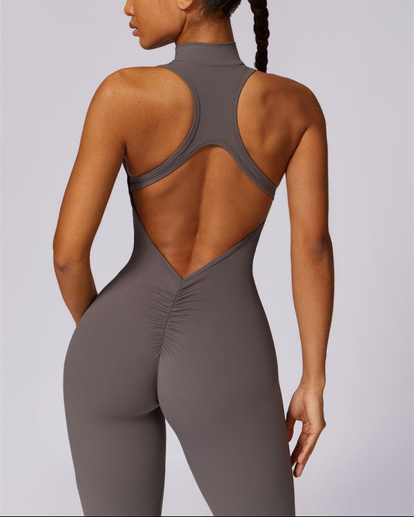 Hollow Back Scrunch Sculpt JumpsuitJumpsuits & RompersVOLTRA FIT
