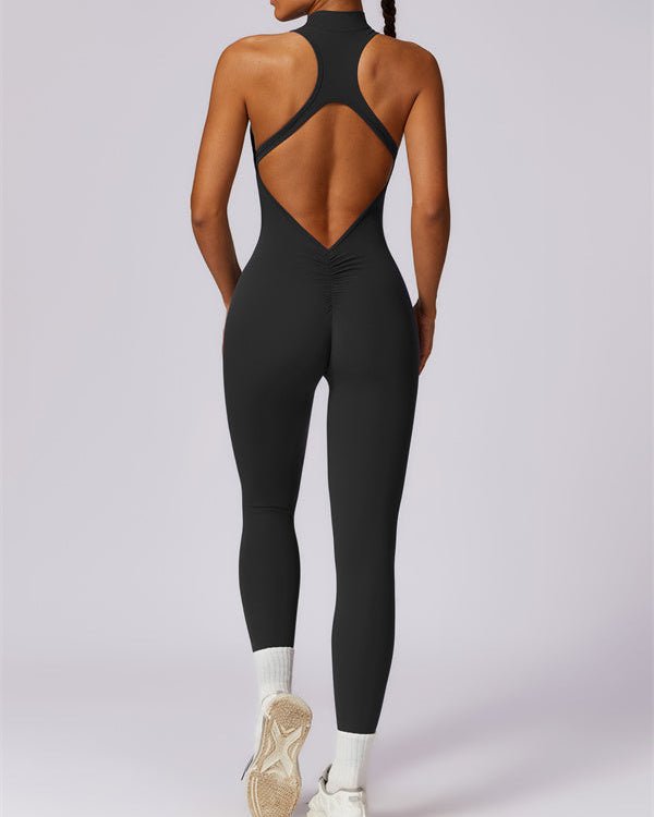 Hollow Back Scrunch Sculpt JumpsuitJumpsuits & RompersVOLTRA FIT