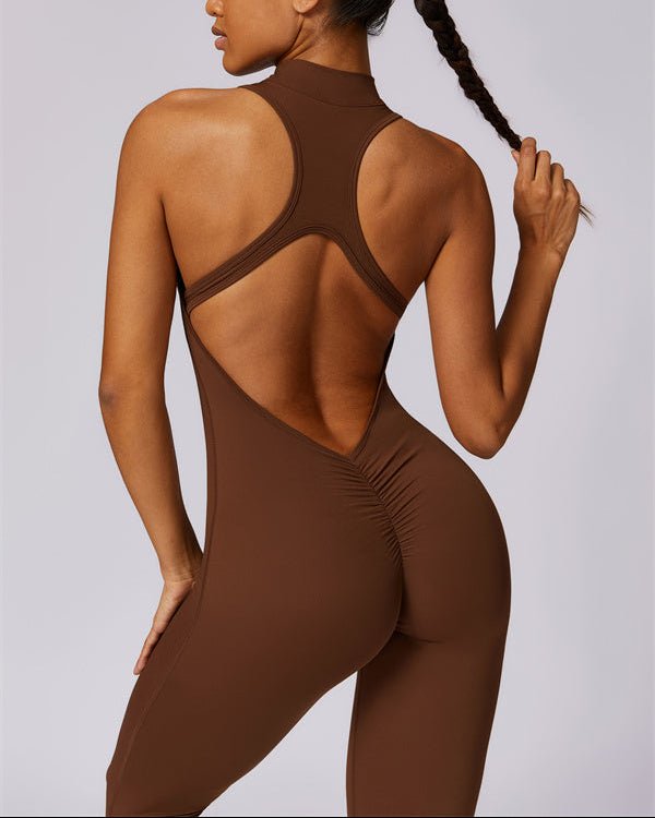 Hollow Back Scrunch Sculpt JumpsuitJumpsuits & RompersVOLTRA FIT