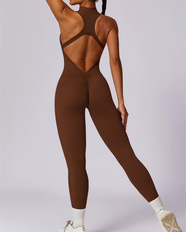 Hollow Back Scrunch Sculpt JumpsuitJumpsuits & RompersVOLTRA FIT