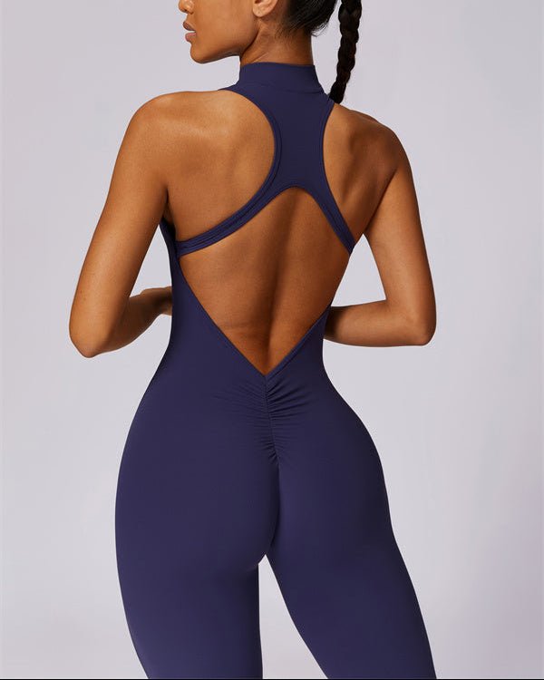Hollow Back Scrunch Sculpt JumpsuitJumpsuits & RompersVOLTRA FIT