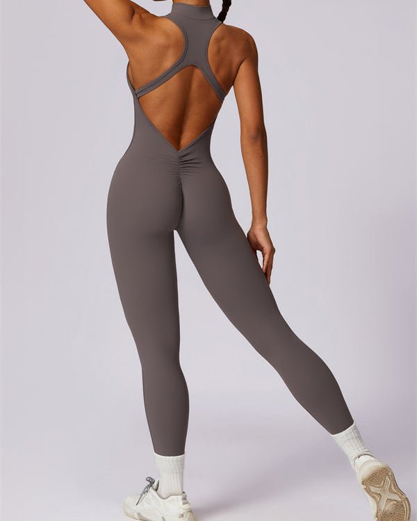 Hollow Back Scrunch Sculpt JumpsuitJumpsuits & RompersVOLTRA FIT
