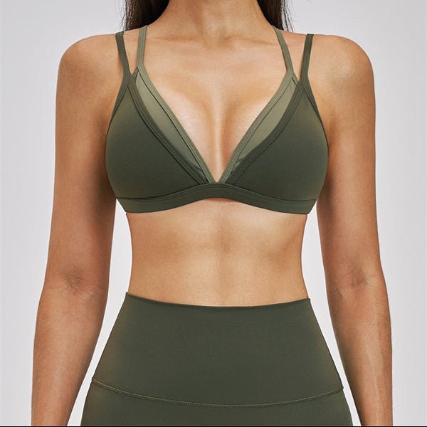 Layered Sports Bra Skirt SetVOLTRA FIT