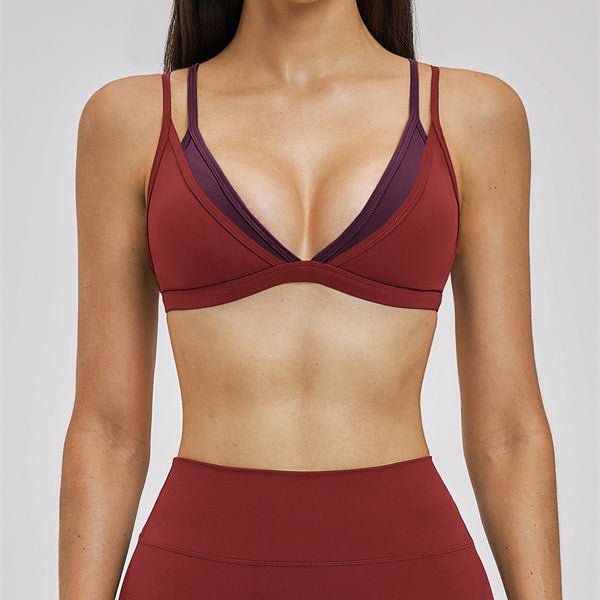 Layered Sports Bra Skirt SetVOLTRA FIT