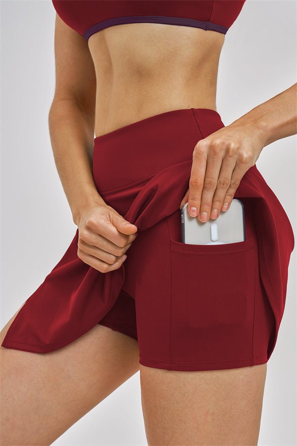 Layered Sports Bra Skirt SetVOLTRA FIT
