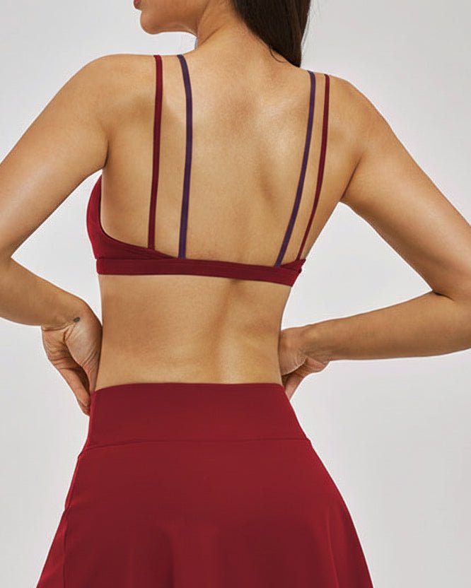 Layered Sports Bra Skirt SetVOLTRA FIT