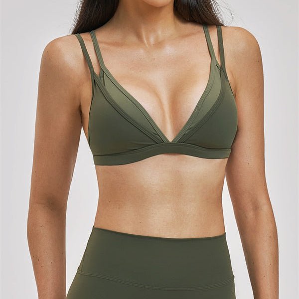 Layered Sports Bra Skirt SetVOLTRA FIT