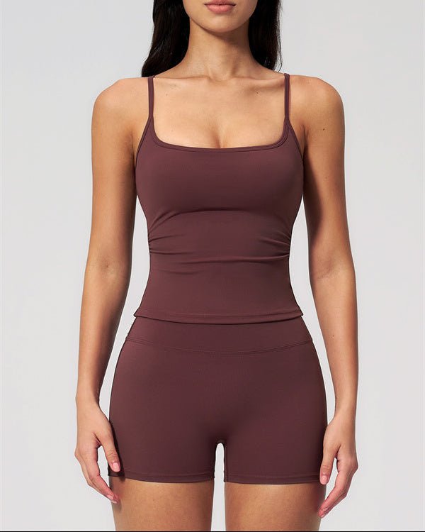 Open Back Training Shorts SetVOLTRA FIT