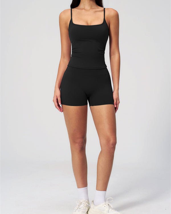 Open Back Training Shorts SetVOLTRA FIT