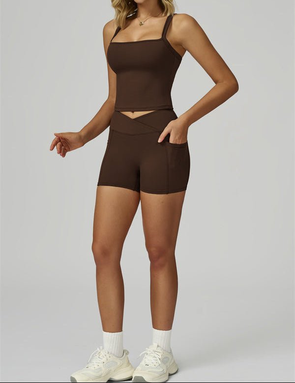 Solenne Open-Back Crop TankCrop TankVOLTRA FIT