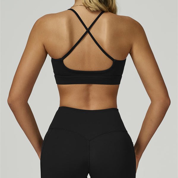 Square Neck Cross-Back Sports BraSports BrasVOLTRA FIT
