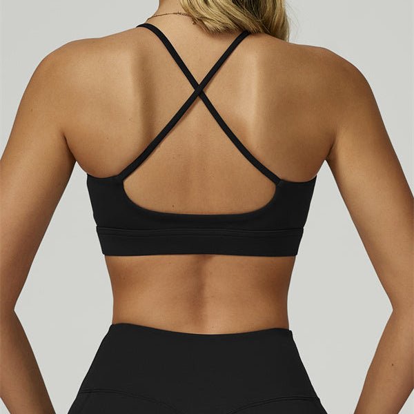 Square Neck Cross-Back Sports BraSports BrasVOLTRA FIT