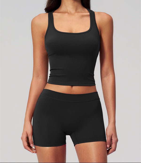 Square Neck Shorts SetVOLTRA FIT