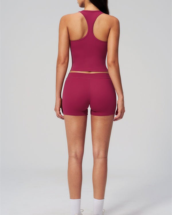 Square Neck Shorts SetVOLTRA FIT
