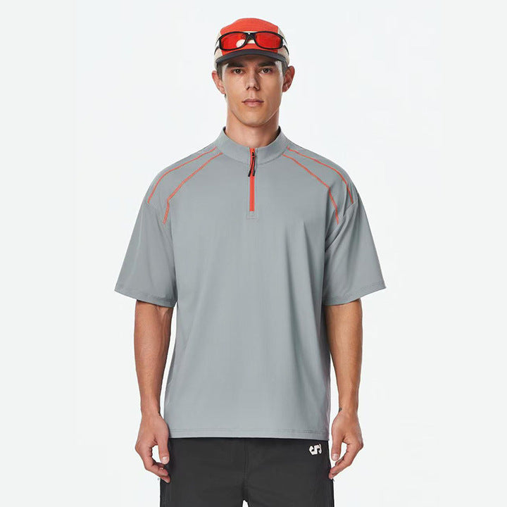Summit Quarter-Zip Performance TeeSport T-shirtVOLTRA FIT