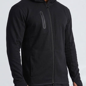 Sport Hoodie Two Piece Sweatsuit Casual Tracksuits Men's Jogger Sets for Outdoor Climbing Breathable Plus Size Adults Autumn
