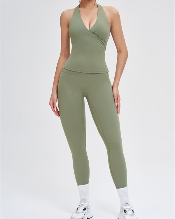 The Stride Crop Top Isabella Leggings 2-Piece SetVOLTRA FIT