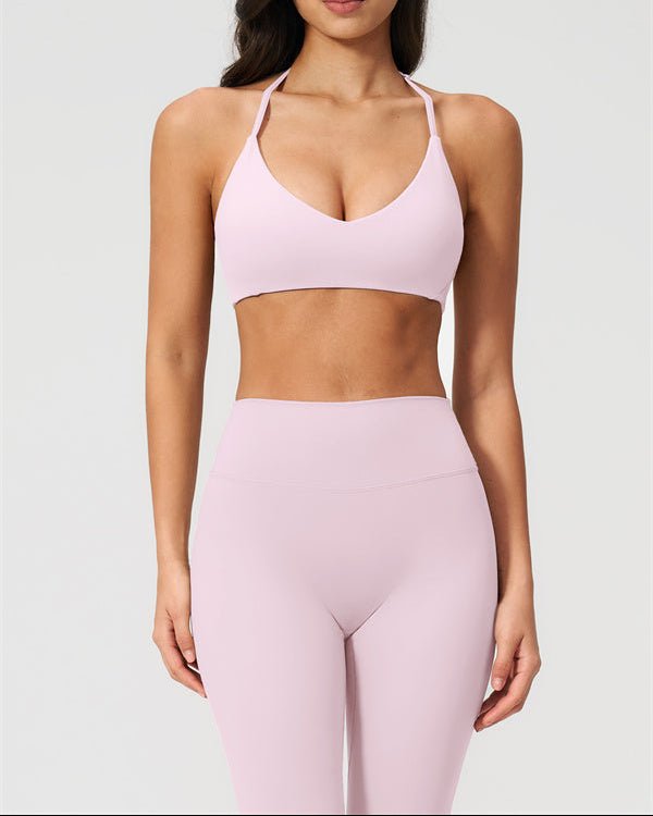 V-Neck Capri Leggings SetVOLTRA FIT