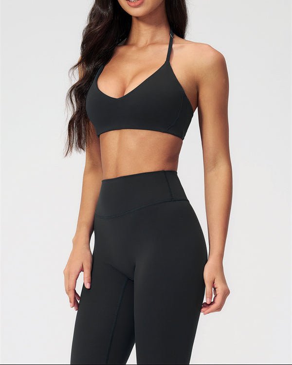 V-Neck Capri Leggings SetVOLTRA FIT