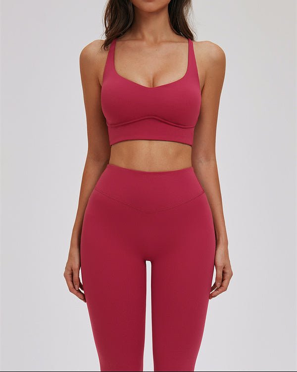V-Neck Cross Back Sports BraSports BrasVOLTRA FIT