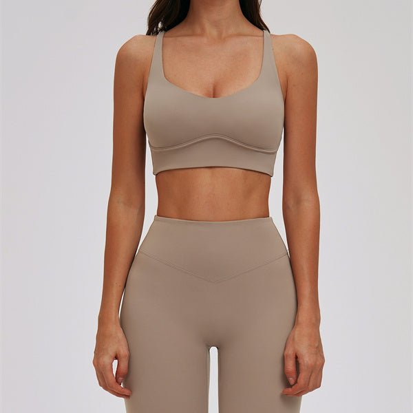 V-Neck Cross Back Sports BraSports BrasVOLTRA FIT