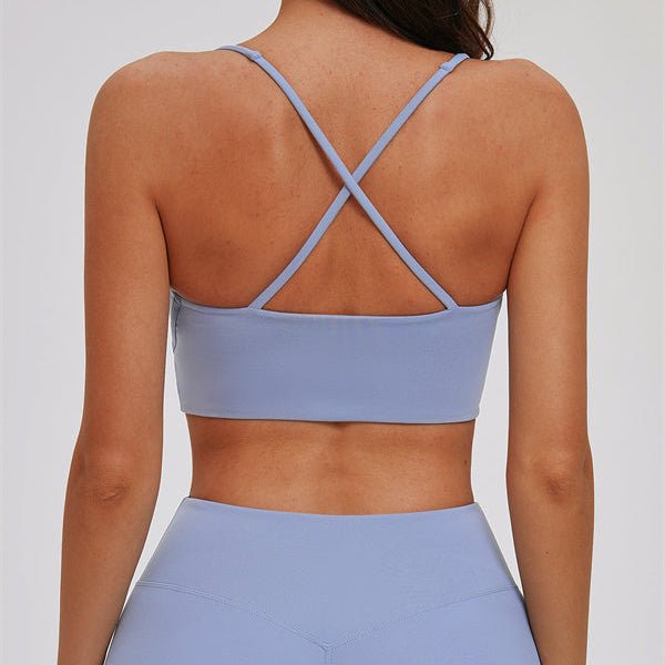 V-Neck Cross Back Sports BraSports BrasVOLTRA FIT