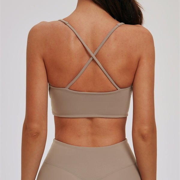 V-Neck Cross Back Sports BraSports BrasVOLTRA FIT