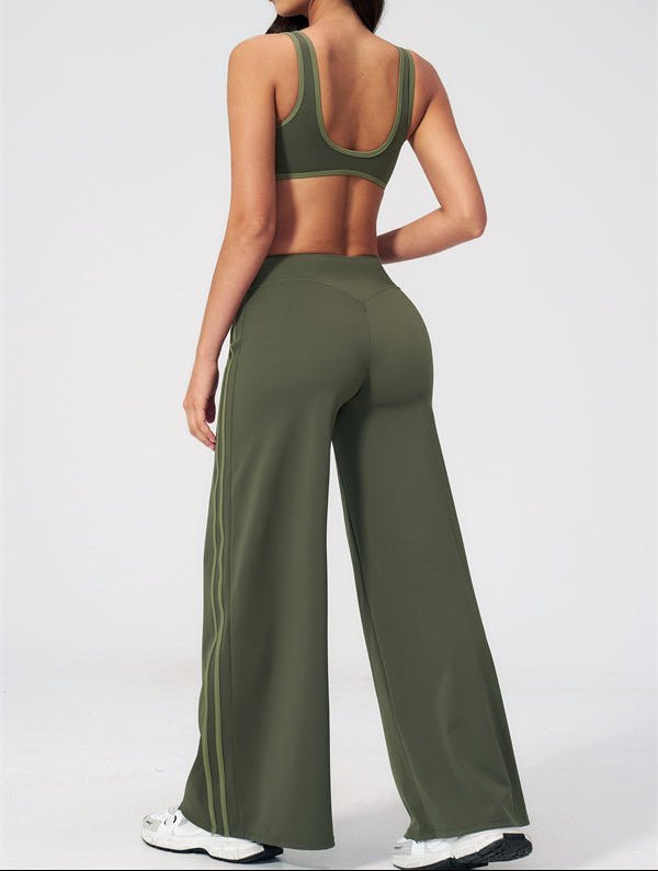 V-Neck Straight Leg SetVOLTRA FIT