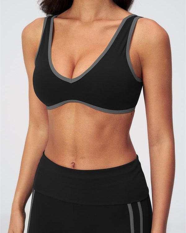 V-Neck Straight Leg SetVOLTRA FIT