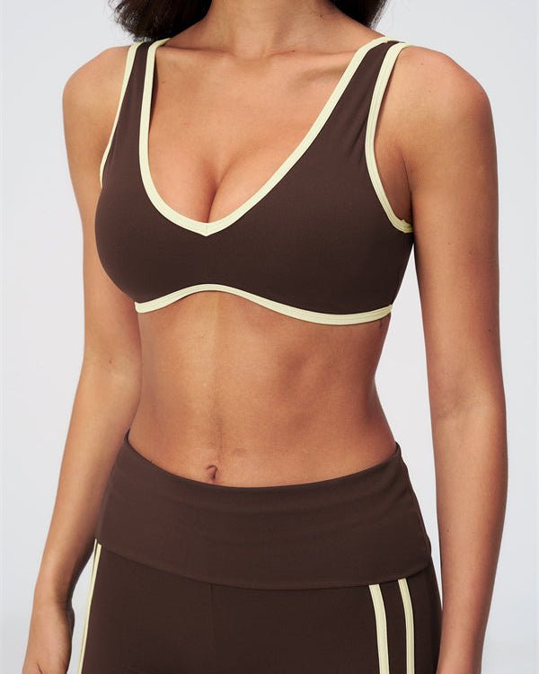 V-Neck Straight Leg SetVOLTRA FIT
