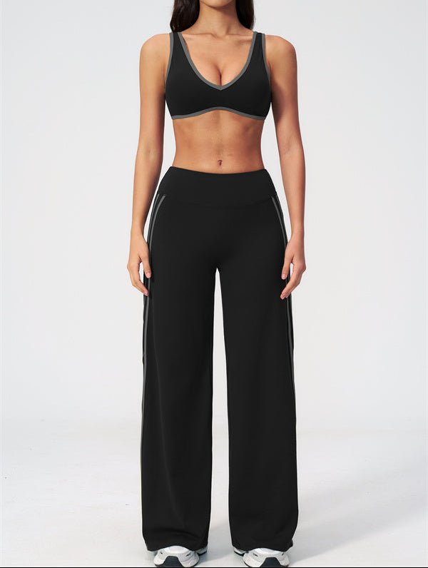 V-Neck Straight Leg SetVOLTRA FIT